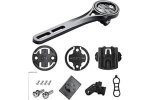 DGRYJHL Out Front Bike Computer Mount, Garmin Bike Mount for Road Bikes Integrated Handlebar,Out Front Garmin Mount Compatible with Garmin Bike Computer,Wahoo,Bryton,Cateye & GoPro Full Range Action Cameras