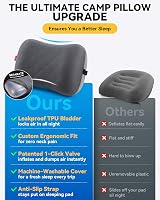 Hikenture Camping Pillow with Removable Cover Ultralight Inflatable Neck Support view 2