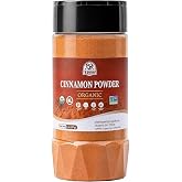 52USA Organic Cinnamon Powder, 2 oz, Pure Ground Cinnamon Powder | 100% Certified, Premium Quality Spice-Great for Baking, Cooking and Drinks, USDA &amp; Kosher Certified, Non-GMO, Gluten Free