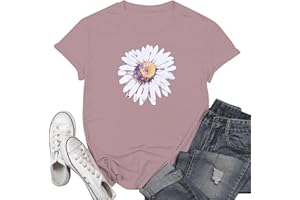 FQZWONG Deals of The Day Summer Tops for Women 2024 Dressy Casual Womens Short Sleeve Shirts Ladies Crew Neck Blouses Clothes