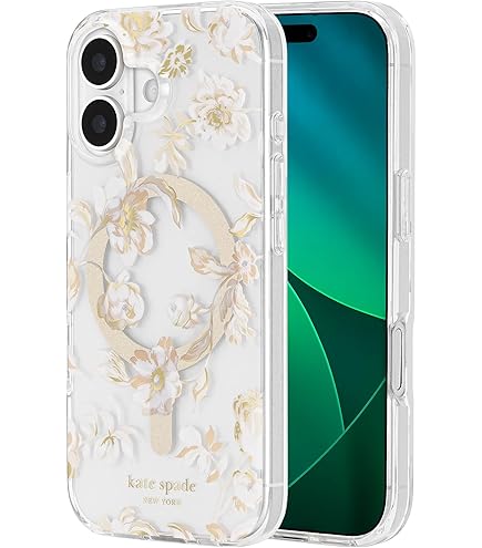 kate spade iPhone 16 Pro マグネット財布ケース Amazon.com: kate spade new york iPhone 16 Pro Case