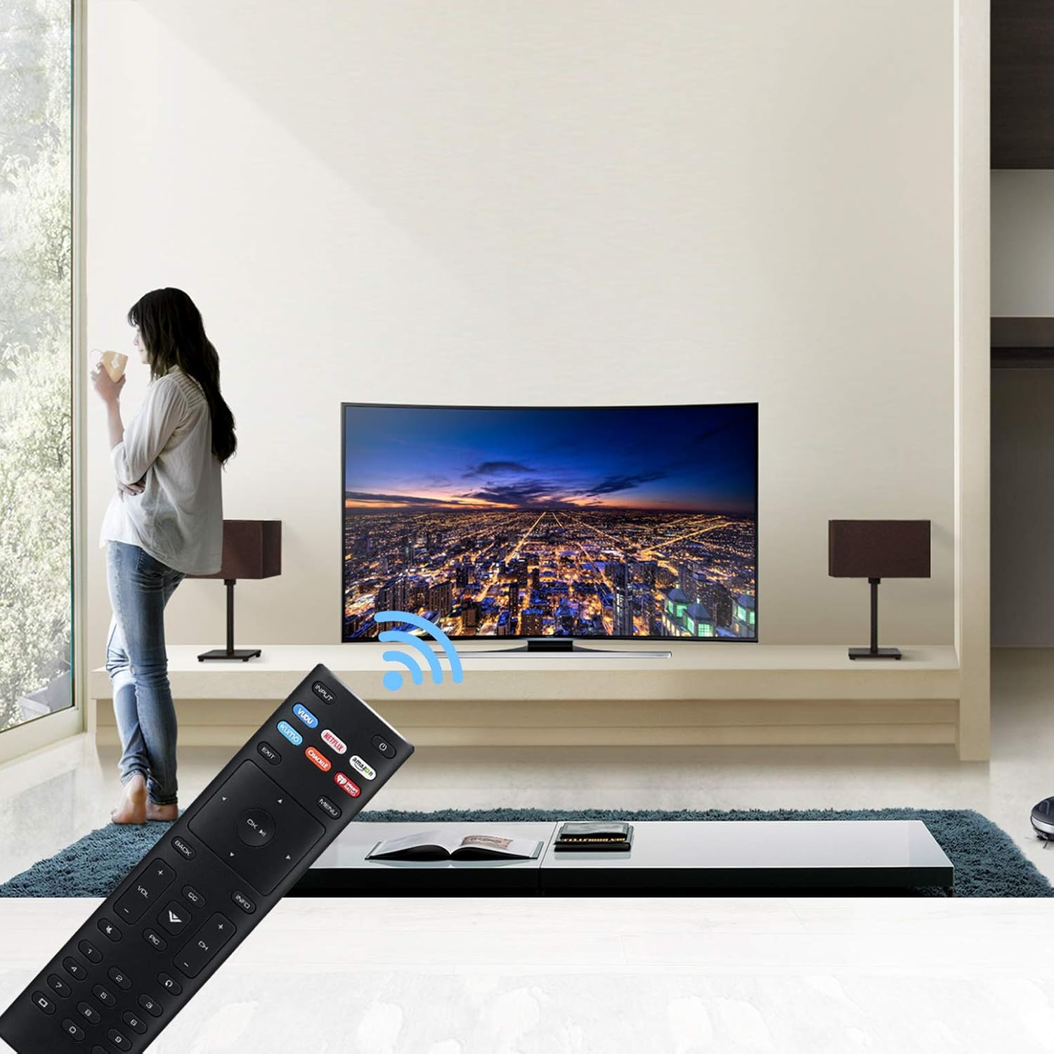 New Universal Replacement XRT136 Remote Control Compatible with VIZIO Smart TV Include D-Series M-Series P-Series V-Series: Home Audio & Theater