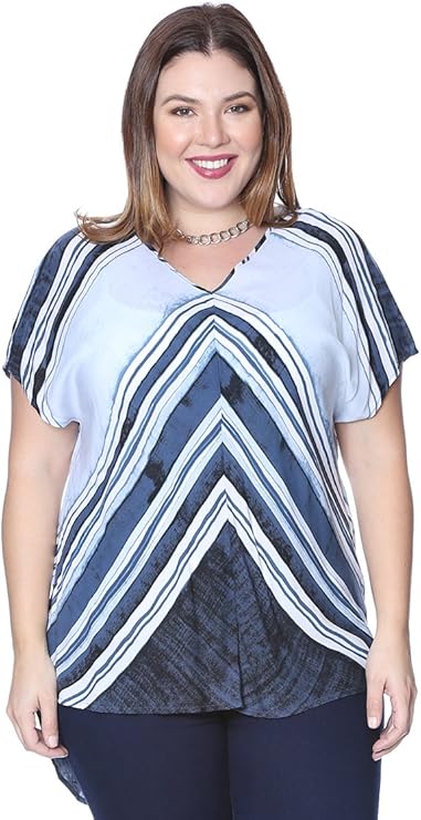 abstract print shirt women's