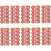 Chiffonade 50 Pcs LED Module Kit for Lilypad- White SMD LEDs 3-5V for Wearable Surface Mounted Electronics DIY Project