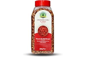 Buddha Spices Inc. Red Chili Flakes - Pizza Chili - Crushed chilli - All-Natural and Gluten-Free - Convenient and Long-Lasting - Pure Indian Origin