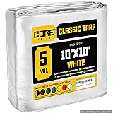 Core Tarps Classic 5 Mil Tarp Cover, Waterproof, UV