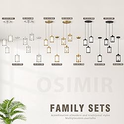 Osimir Brushed Nickel Pendant Lights Kitchen Island