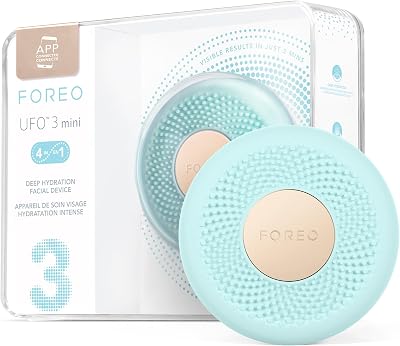 FOREO UFO 3 mini 4-in-1 Face Mask Skincare Device Arctic Blue - LED Thermo