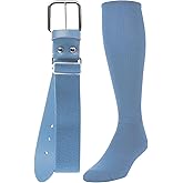 TCK Baseball or Softball Sock/Belt Combo- Youth & Adult Sizes for Boys and Girls Men and Women