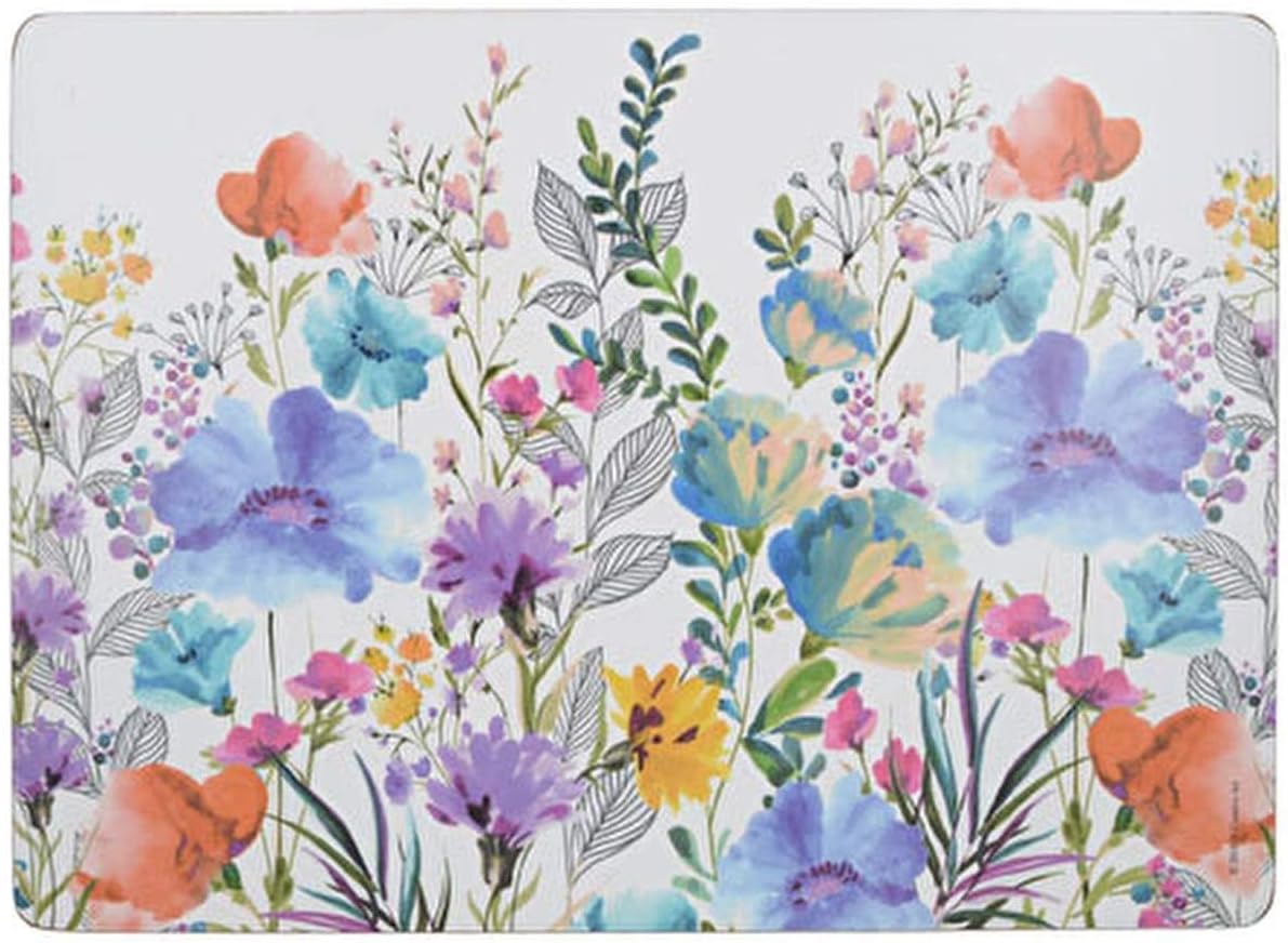 Creative Tops ‘Meadow Floral’ Printed CorkBacked Placemats