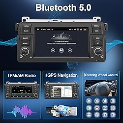 SWTNVIN Car Radio for BMW 3 Series E46 Rover MG ZT