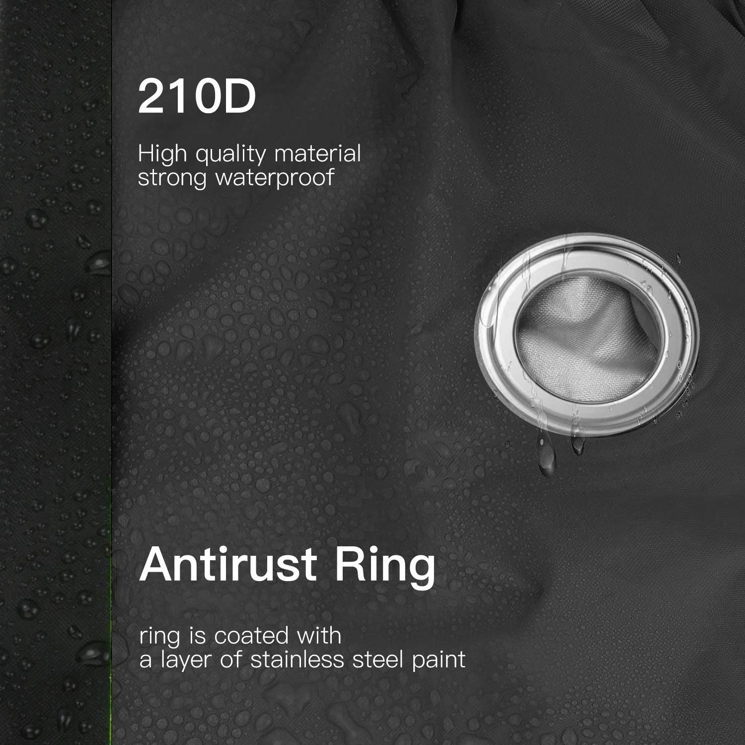 ODSPTER Bike Cover Waterproof 2 Bikes, Bike Cover For Outside Storage, 210d Oxford Waterproof Upgrade To 10000pa - Image 4