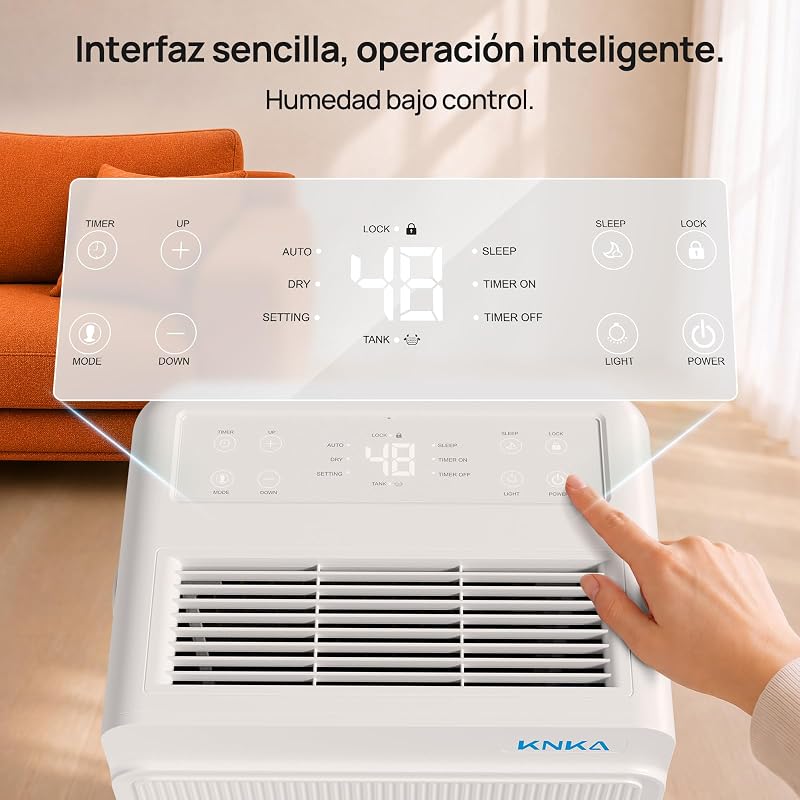 Deshumidificador 25L/día Desumidifador Tres Modos de Funcionamiento