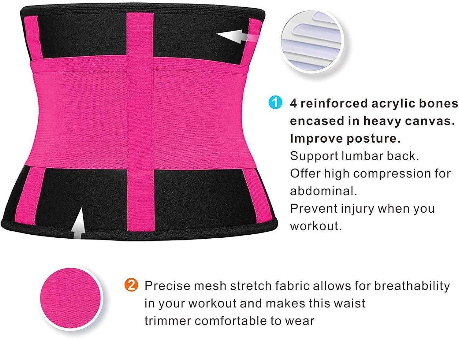 shaperx women waist trainer belt