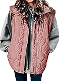 EVALESS Womens Fashion Cropped Puffer Vest Fall