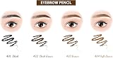 Beauty Forever True Kohl Waterproof Eyebrow Pencil Dark Brown 402 with Sharpener view 4