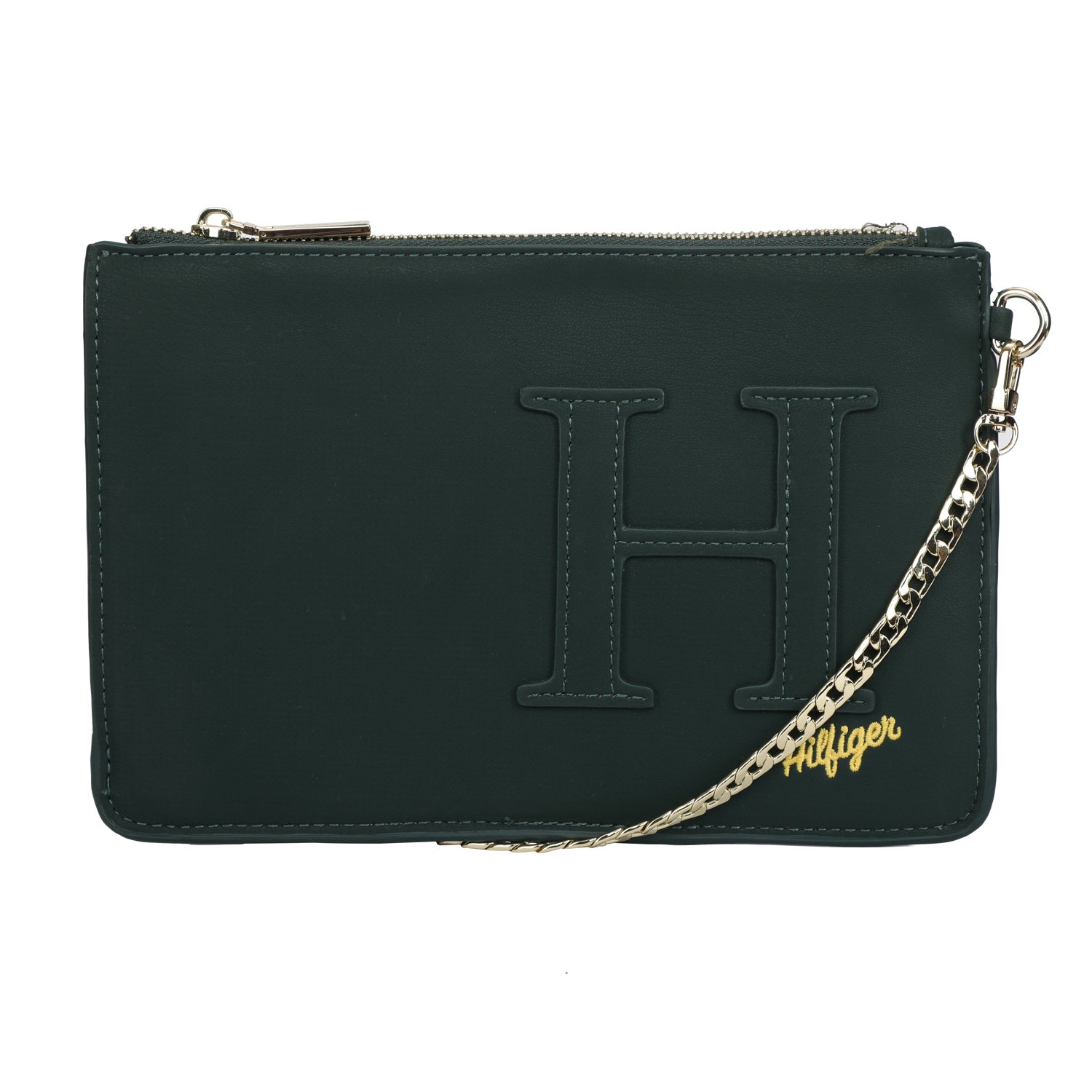 tommy hilfiger fashion women's satchel (olive) ()