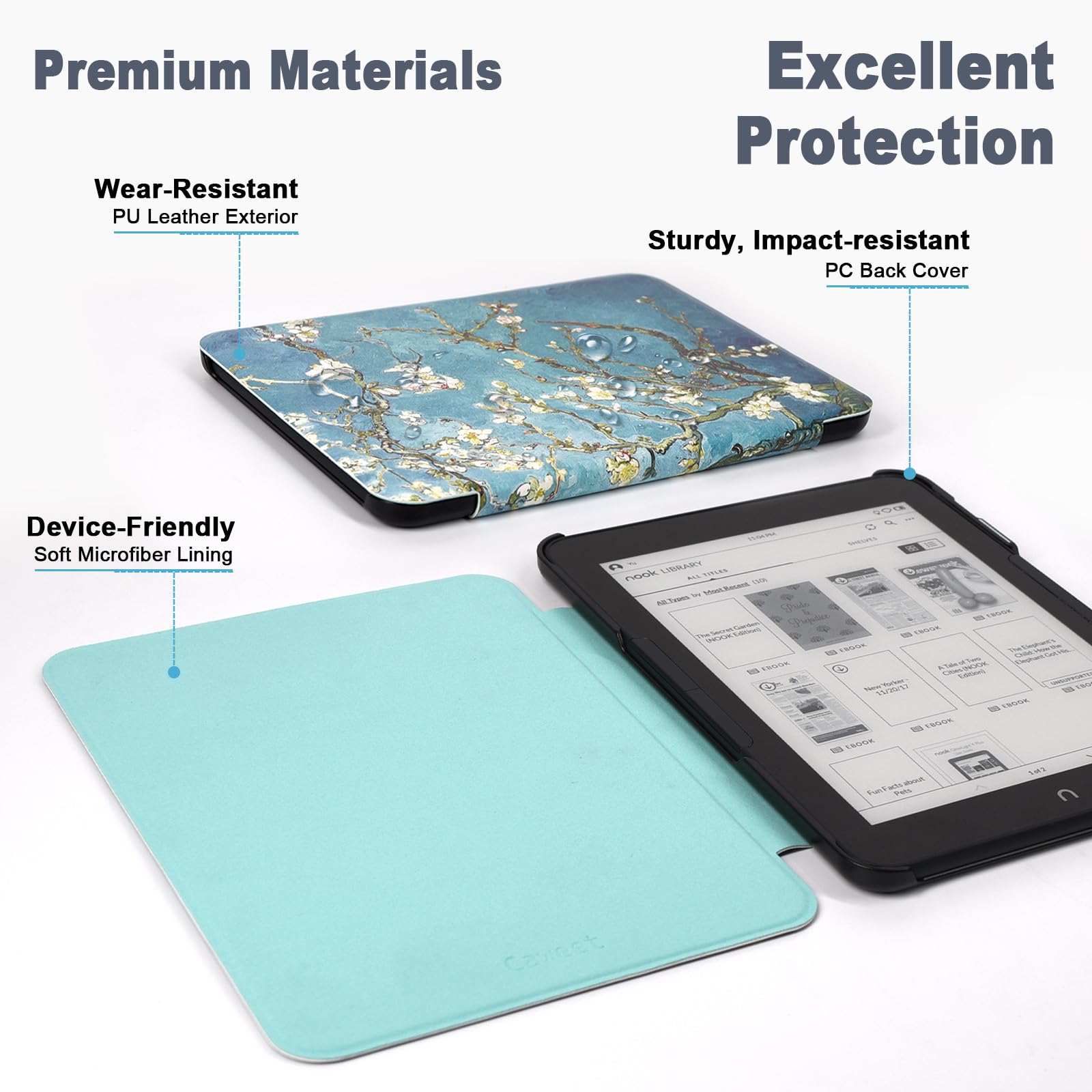 Caweet Case for Nook GlowLight 4 Plus 7.8