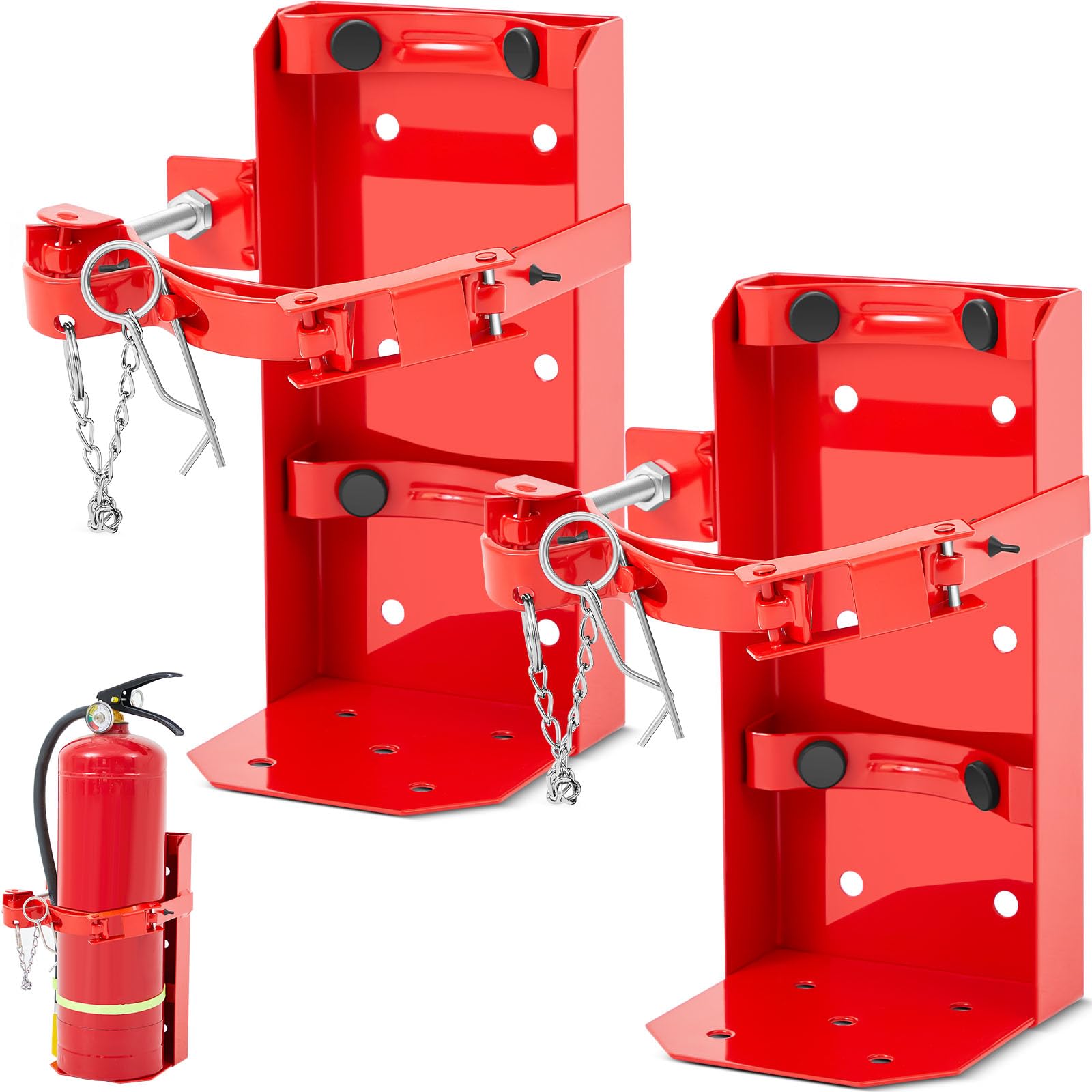 thumbnail image 2 of Buckeye 700228 Heavy-Duty Fire Extinguisher Bracket – Steel, Wet Chemical/Foam 2 of 5