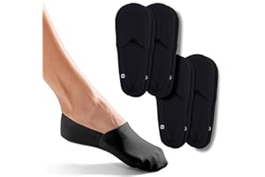 ONDO Organic No Show Cotton Socks – Invisible, Non-Slip, Soft Comfortable Toe – Men & Women – 4-Pack