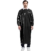 Nanxson Waterproof TPU Apron Long Sleeves Overalls Work Apron for Dishwashing Chemical Work Cleaning Dog Grooming