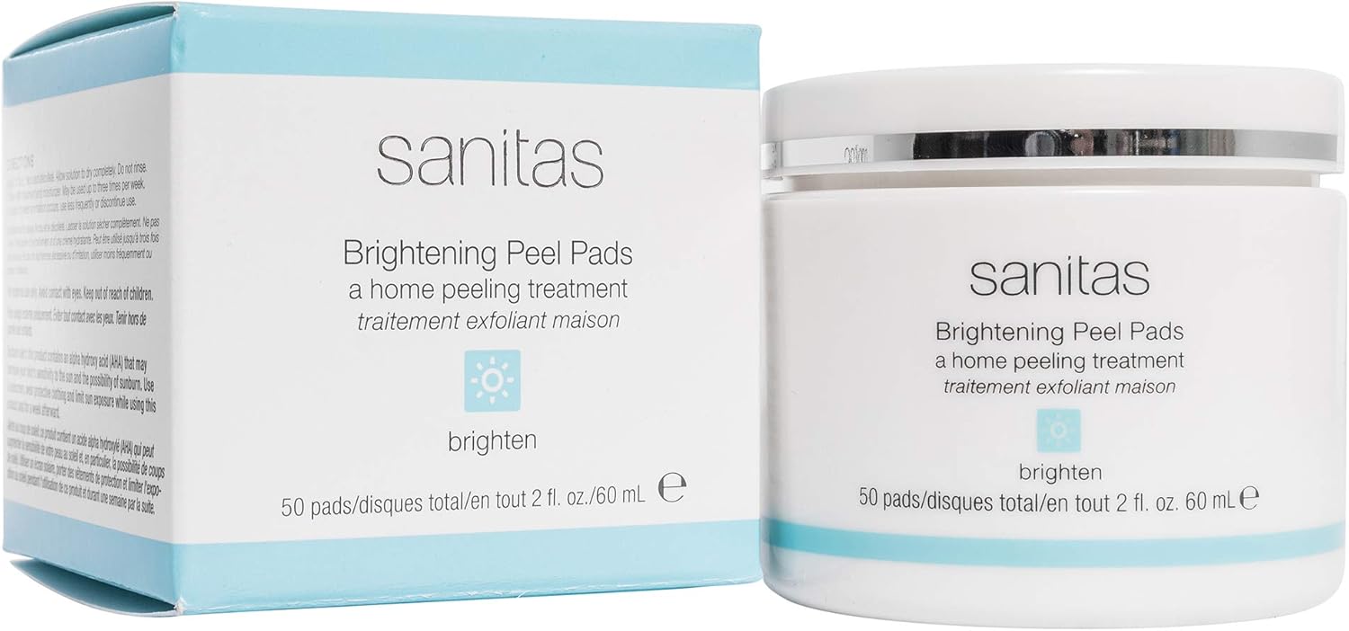 sanitas brightening peel pads