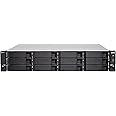 QNAP TS-h1886XU-RP-R2-D1622-32G-US 18 Bay rackmount NAS with Intel® Xeon® Processor, 32GB DDR4 ECC RAM, 10GbE-Ready and ZFS Storage for virtualization and Data-Intensive Enterprise Applications