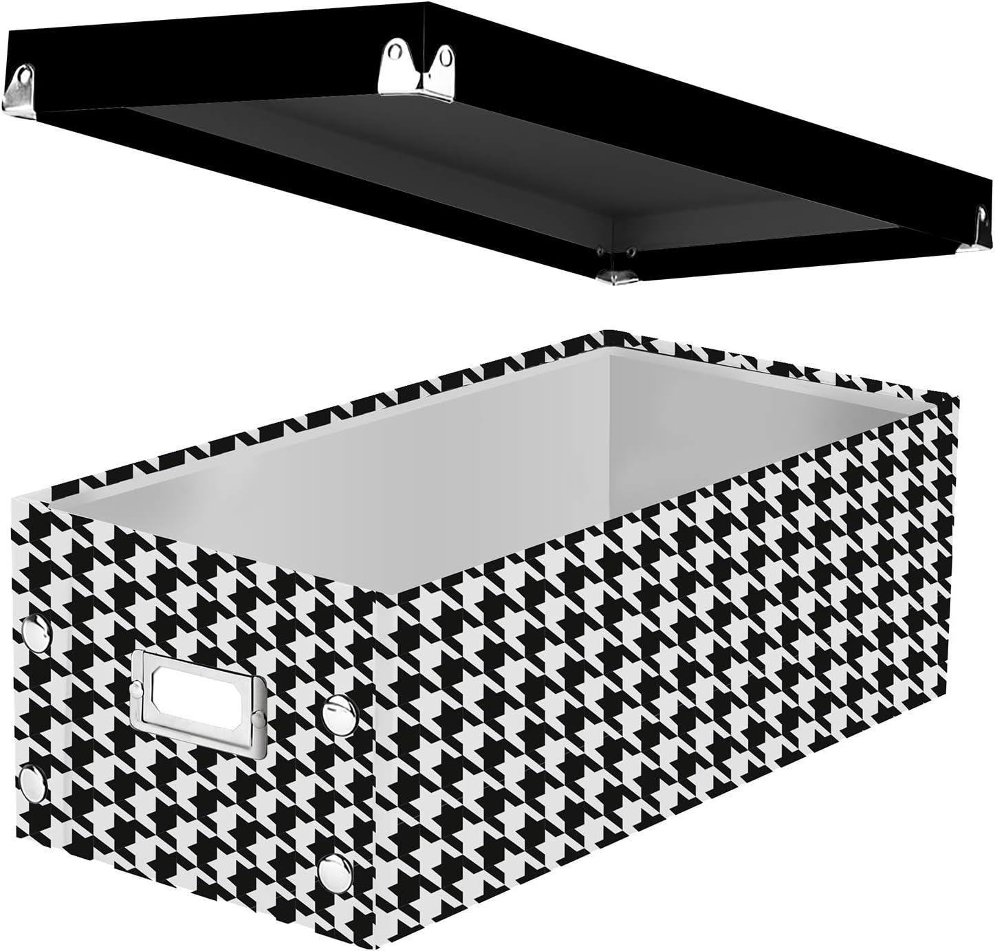 Snap-N-Store DVD Storage Boxes, Set of 2 Boxes, Each 6" x 8.25" x 16.5" Inches, Holds up to 26 DVDs in Cases, Black (SNS01618): Home Audio & Theater