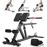 PASYOU All-in-One Roman Chair, Back Extension with Strength Belt Squat | Adjustable Height, Multi-Function, Hyperextension Bench with 500 LBS, Workout for Glutes, Lower Back, Abs &amp; Core Home Gym