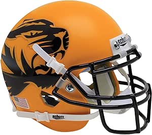 Download Amazon.com: Missouri Tigers Schutt Gold Matte Mini ...