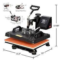 SUPER DEAL 5 in 1 Heat Press Machine, 12" x