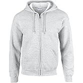 Gildan Gildan Unisex Adult Hooded Sweatshirt with Zip