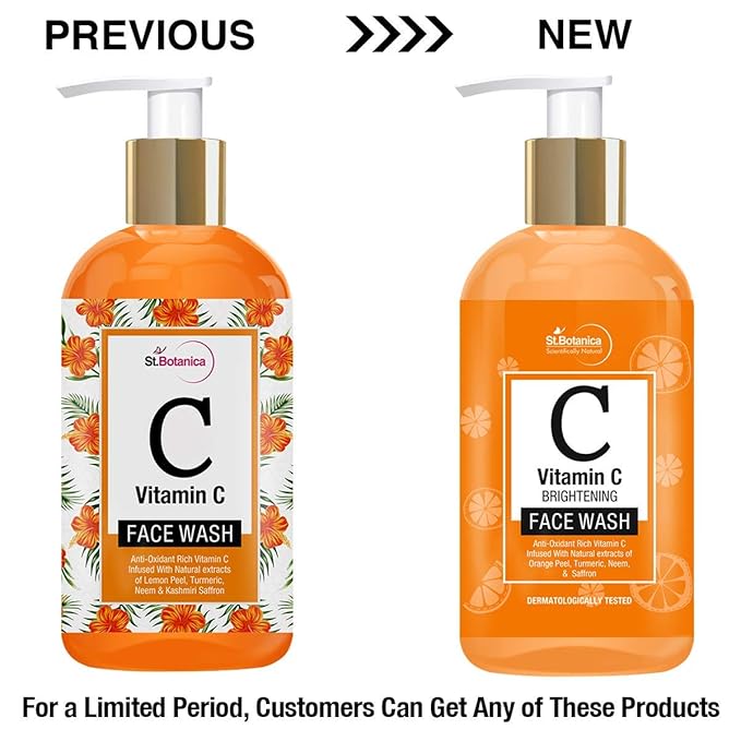 st botanica vitamin c face wash