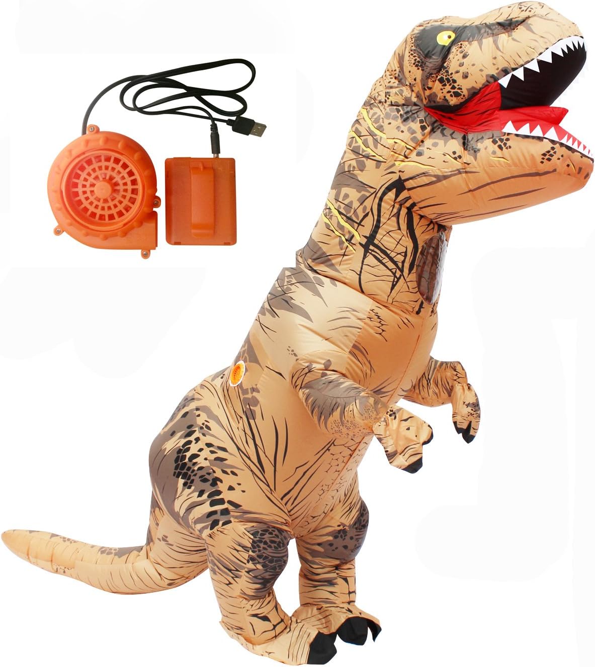 Adult Inflatable T-rex Costume Dinosaur Halloween Suit Cosplay Fantasy Costumes