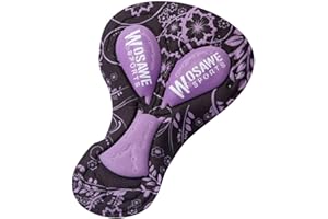Generic Bike Shorts Pad, Cycling Underwear, Clothing Supplies, Padding, Soft 3D Padding, Bicycle Seat Cushion for, Bike, Purp