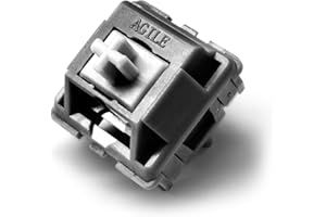 Kinetic Labs Moon V2 Pre Lubed Linear Keyboard Switches 5 Pin PCB Mount Switches (18 Pcs)