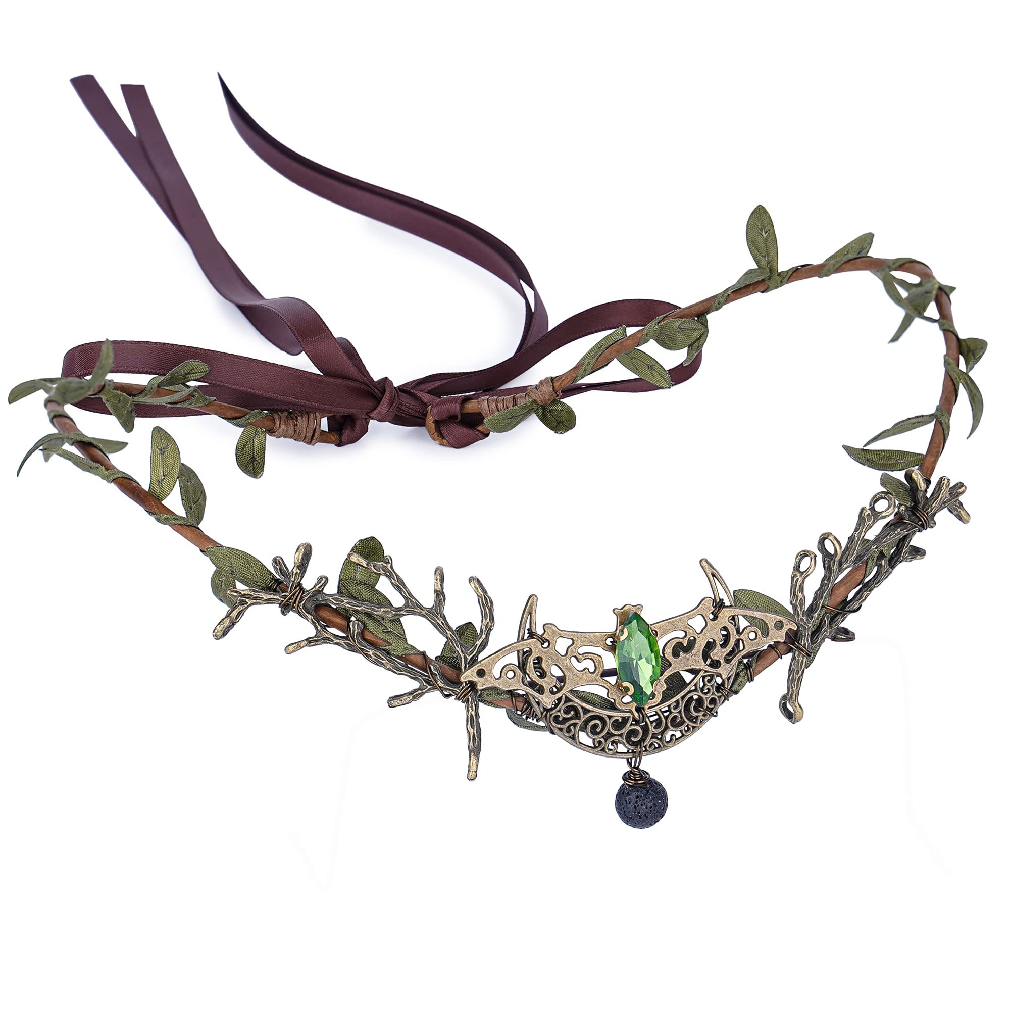 MOSTORY Woodland Crown for Witch Cosplay Halloween