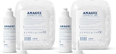 ANAGEL Cosmetic IPL Laser Gel 2 x 5000ml 2 x 250ml Bottle Dispensing
