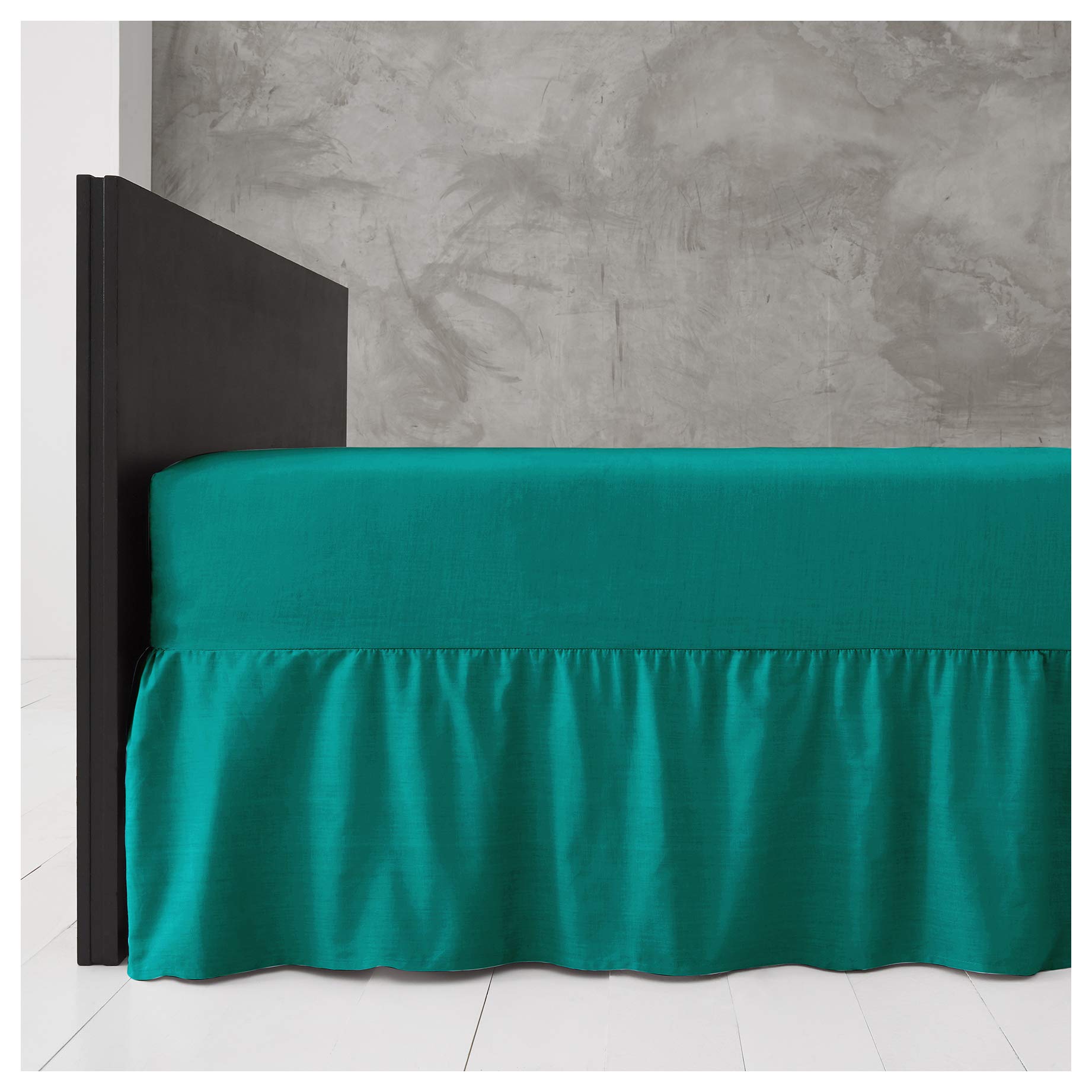 GC GAVENO CAVAILIA Valance Sheet, Polyester-Cotton, Deep Teal, Double