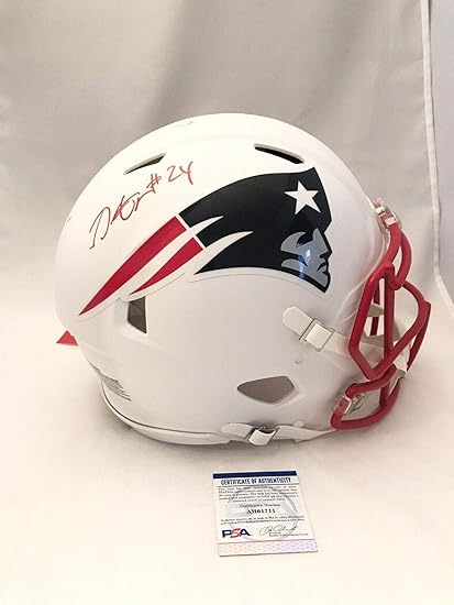 Amazon Com New England Patriots Stephon Gilmore Signed Full Size Authentic White Helmet Psa Autographed Nfl Helmets Sports Collectibles