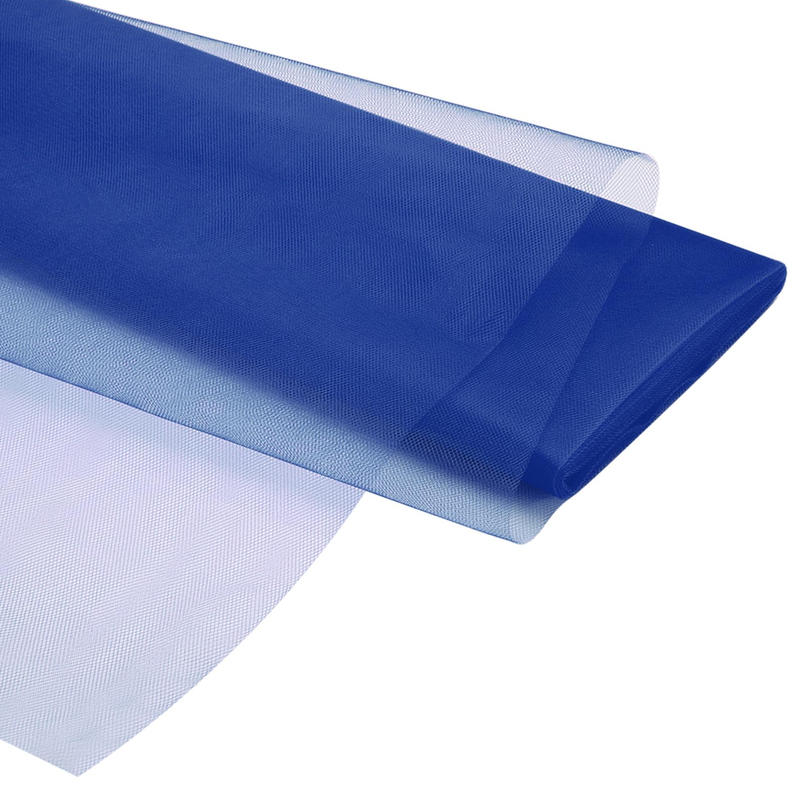 PATIKIL Tulle Fabric Rolls, 54 Inch by 10 Yards Fabric Spool Tulle Ribbon Netting Bolt for DIY Crafts Wedding Party Decorations, Tutu Skirts, Table Skirt, Gift Wrapping, Bright Blue