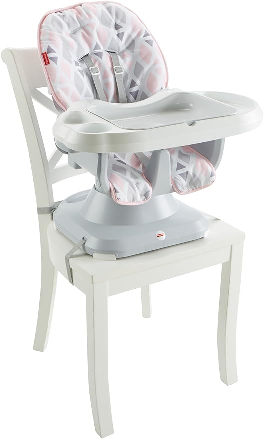 fisher price space saver high chair pink