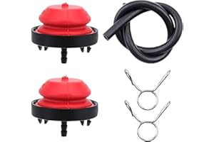 YIAOSUA 2-Pack 951-10639A 951-10888A Primer Bulb Fuel Line Hose Kit Replaces Craftsman MTD Troybilt 751-10639 751-10639A 951-10639 951-10639A 951-10888A 951-10888B 751-10888 Snow Blowers