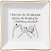 Spegiffu Daughter in Law Gifts Stepdaughter Bonus Daughter Gifts Trinket Dish, Birthday Christmas for Daughter in Law Bonus Daughter Stepdaughter - Life Gave Me The Gift of You