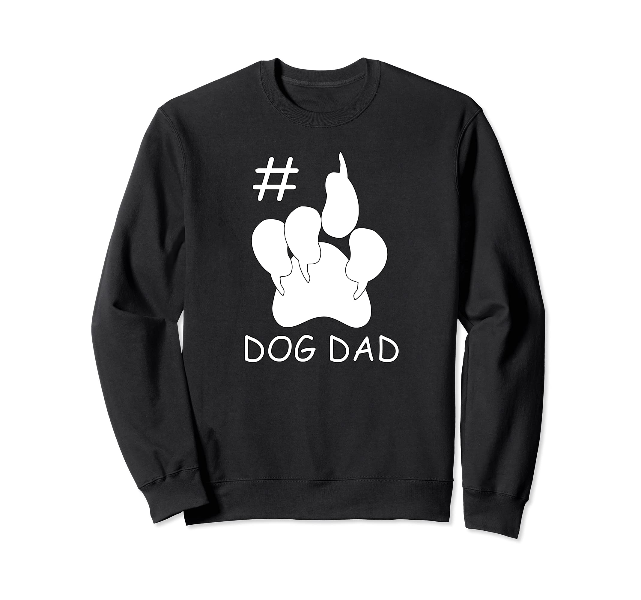 # Dog Dad, Dog Paw, By Yoray Sweatshirt