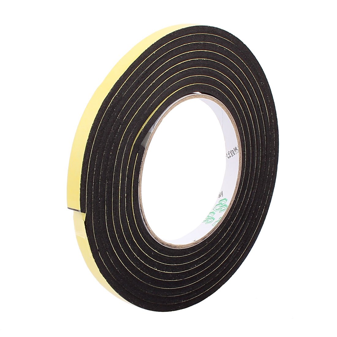 Sourcingmap 1.2CM Width 3 Meters Long 4MM Thick Single Sided Sealing Shockproof Sponge Tape
