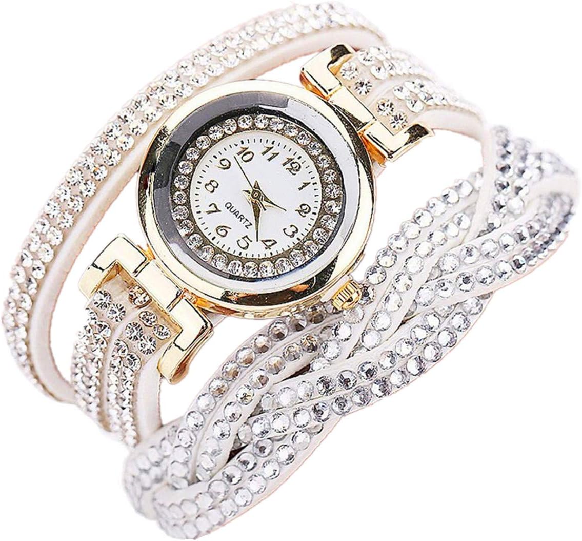MixeKorean Luxury Wrist Watch Quartz Diamond Bracelet Ladies Women's Charm Leather Strap Jewelry Fashion Bangle ME257