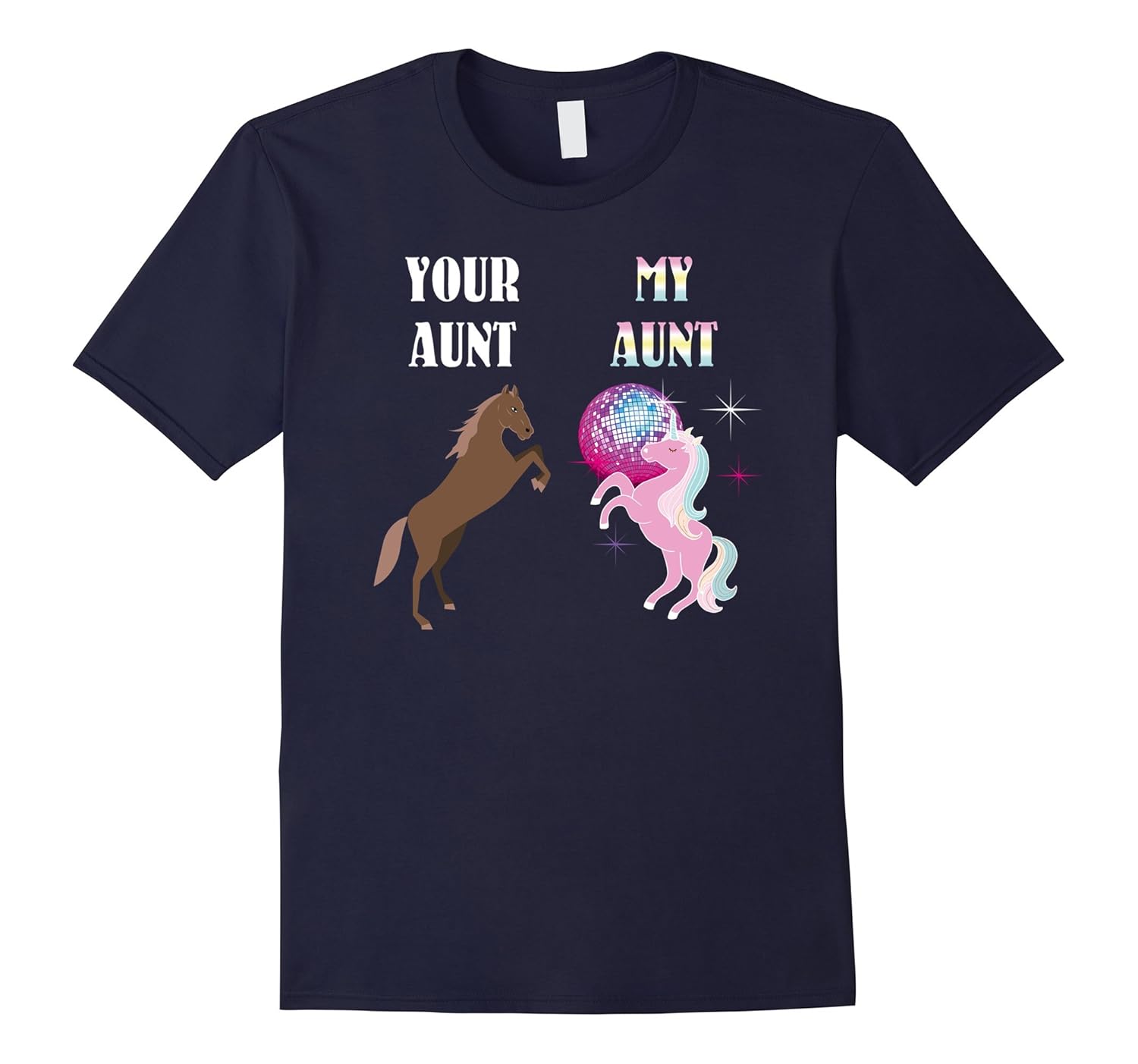 Your Aunt My Aunt Unicorn Shirt Funny Gift For Niece Nephew-Rose