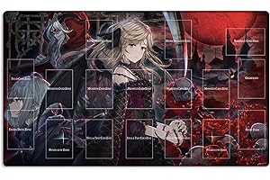 Mlikemat New Playmat Vampire Fraulein Custom Playmat TCG CCG Trading Card Game Mat + Free Bag (ZD039-077-A)
