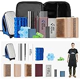 JOYTUTUS Professional Ski & Snowboard Tuning and Waxing Kit - Complete All-in-One Set with Wax Iron, All Temperature Wax, Edge Tuner, Brush, Scraper, P-Tex - Everything Needed for Basic Tune & Wax